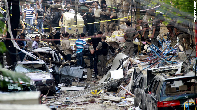 Opositores libaneses señalan a Siria responsable del atentado en Beirut