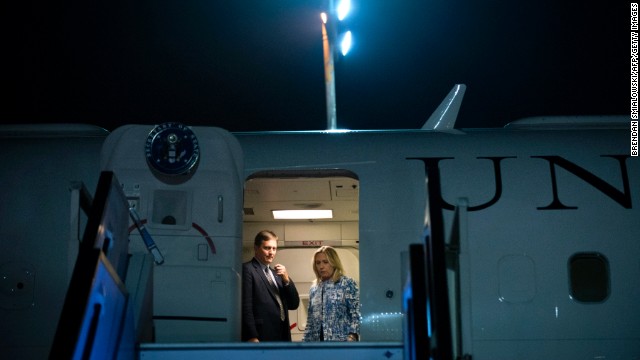 Clinton arrives at Ben Gurion International Airport in Lod, outside Tel Aviv, Israel, on July 15, 2012.