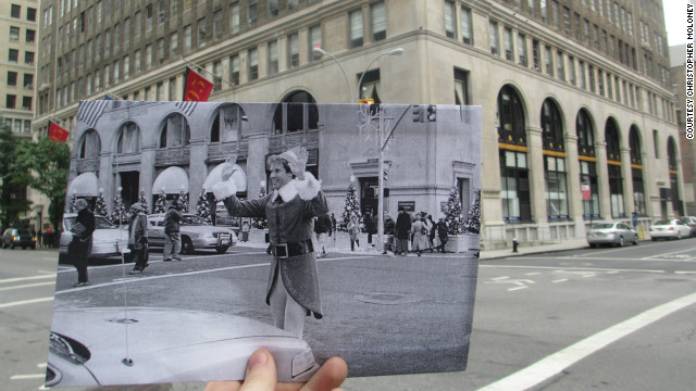 The corner where Buddy (Will Ferrell) first learns "the yellow ones don't stop" is located at 31st Street and Fifth Avenue. Make your way up to 34th Street and you'll hit the Empire State Building, the location of the publishing company where Buddy's biological father (James Caan) works.