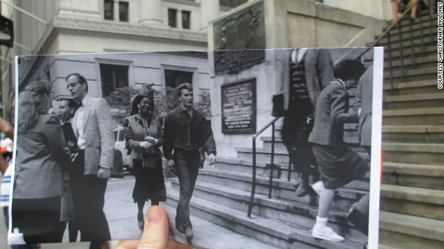 In "Ghost," the recently deceased Sam Wheat (Patrick Swayze) and his psychic friend Oda Mae Brown (Whoopi Goldberg) make their way along Wall Street on the way to the bank. En route, they pass Federal Hall, a New York movie staple, which has appeared in "On the Town" and "The 10th Victim" and as the backdrop of the battle scene in "The Dark Knight Rises."