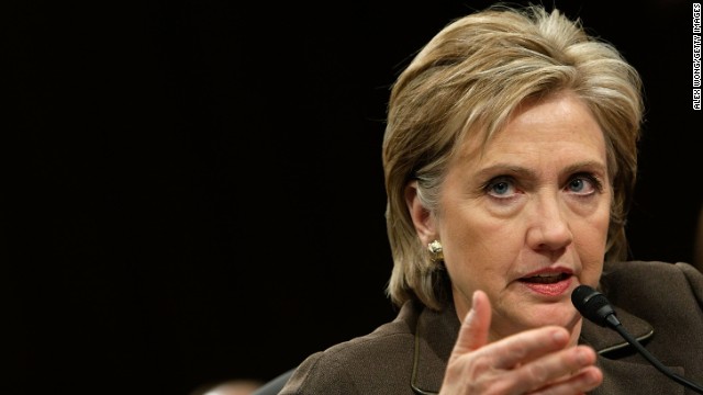 Clinton testifies during her confirmation hearing for secretary of state before the Senate Foreign Relations Committee on Capitol Hill on January 13, 2009, in Washington. 