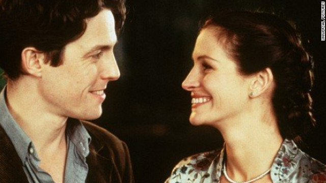"Notting Hill" wasn't too far of a departure for Roberts, who plays a Hollywood actress in the 1999 film. She stars alongside Hugh Grant, who plays a bookshop owner, in the romantic comedy.