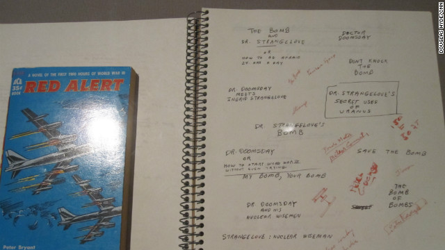 "Dr. Strangelove (Or How I Learned to Stop Worrying and Love the Bomb)" is quite a mouthful as far as movie titles go, and it was definitely different from the title of the novel it was based on, "Red Alert." But there were "stranger" candidates, as indicated by one of Kubrick's notebooks.