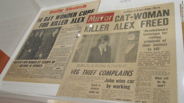 Kubrick insisted on attention to detail, as these realistic prop newspapers from "A Clockwork Orange" illustrate.