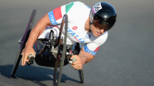 Legless F1 driver masters handcycling