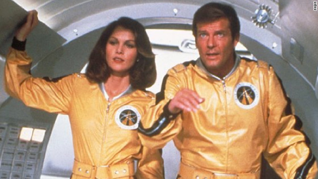 Space scientist/astronaut/CIA agent Holly Goodhead, played by Lois Chiles, flies with Bond to Drax's space station in 1979's "Moonraker."