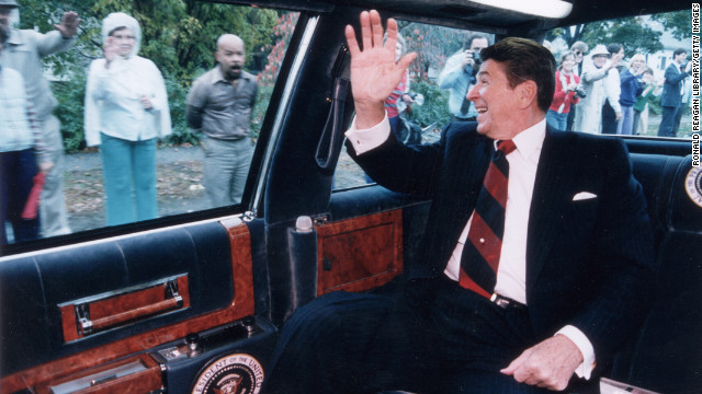 Ronald Reagan, the 40th president (1981-1989<!-- -->)</br> 