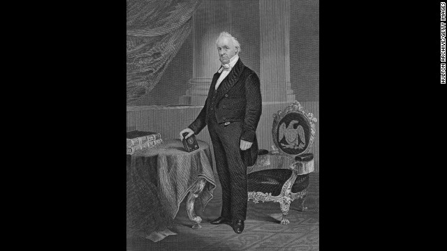 James Buchanan, the 15th president (1857-1861)