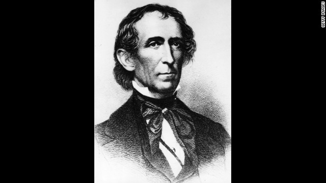 John Tyler, the 10th president (1841-1845<!-- -->)</br> 