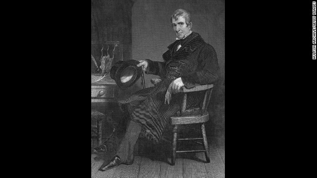 William Henry Harrison, the ninth president (March to April 1841)<!-- --> </br> 