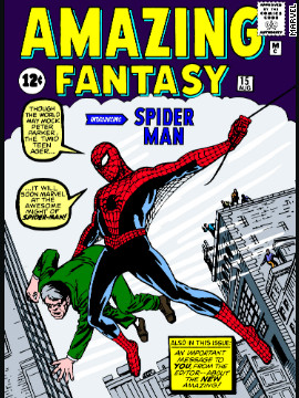 Spider-Man's first appearance portrayed Peter Parker as an oft-bullied science nerd who gains super powers after being bitten by a radioactive spider. With a few notable exceptions, the basic Spidey character has remained much the same.