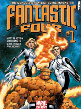 With the announcement of a new "The Fantastic Four" film, the comics aren't wasting any time, giving the Fantastic Four some new scenery. Writer Matt Fraction compares the Marvel Now "Fantastic Four" -- in stores November 14 -- to the hit movie "The Incredibles," with the Richards family traveling to the deepest reaches of space. 