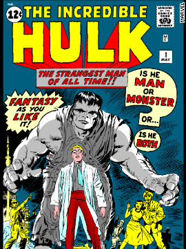 Fifty years ago, the Hulk was meant to be Marvel Comics' take on "Frankenstein," and he wasn't always a green goliath. 