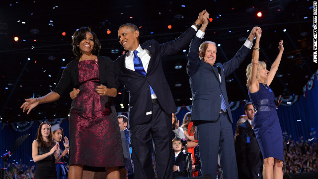 Barack Obama agradece a Estados Unidos por reelegirlo presidente de EEUU