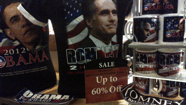 Everything must go: Romney merchandise on sale