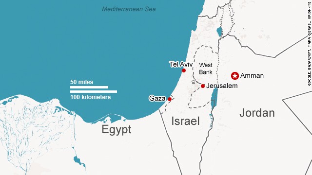 Map: Israel