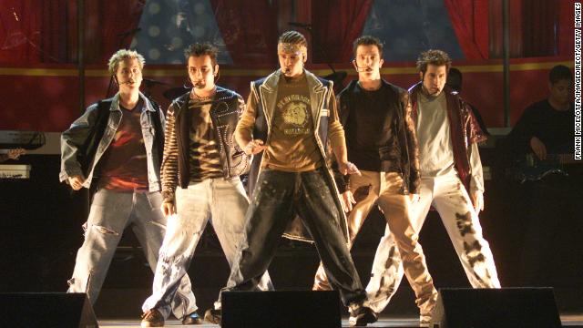 There are <a href='http://www.nypost.com/p/pagesix/boy_band_reunites_RbapbcktL3KQO1W9zr2osN' >reports that *NSYNC will reunite</a> for Sunday's MTV Video Music Awards, and yes that is the sound of fans shrieking in excitement. Here they perform "It's Gonna Be Me" at the VMAs in 2000. The boy band, consisting of Justin Timberlake, JC Chasez, Chris Kirkpatrick, Joey Fatone and Lance Bass, struck gold in the United States with "I Want You Back" in 1998 and broke up in 2002. Here are some other boy Bands to scream over....