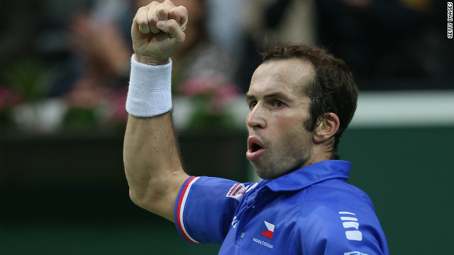 Radek Stepanek delivered the Czech Republic's first Davis Cup triumph since 1980 by beating Spain's Nicolas Almagro
