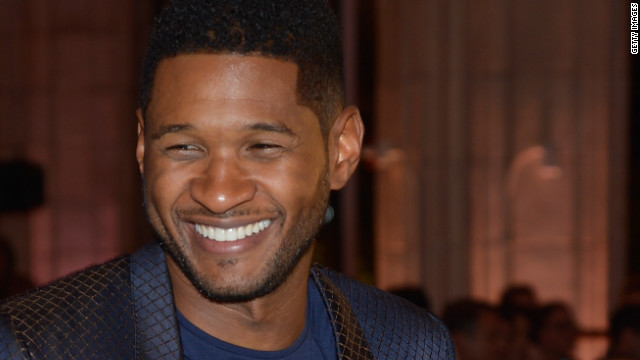 "This year I'm going to try to clean it up a little bit and maybe not eat so many calories," Usher revealed to CNN at the American Music Awards.