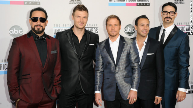 "I'm thankful for our 20th anniversary, with all five of us back together," Howie Dorough of the Backstreet Boys told <a href='http://www.people.com/people/videos/0,,20649397,00.html' >People magazine</a> at the American Music Awards on November 19. Nick Carter added: "I'm thankful to the AMAs for letting us come here 'cause we're so old and we've been around forever."<br/><br/>