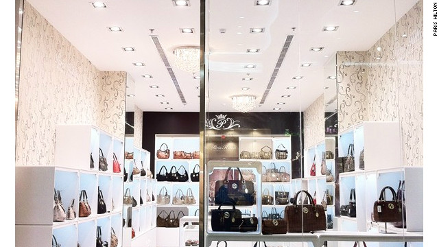 Hilton tweeted: "Loving my beautiful new store that just opened at Mecca Mall in Saudi Arabia!" with this picture of the store. 