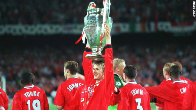 Beckham rebuilt his reputation and in 1999 was a key part of the Manchester United team which became the first English club to win the Premier League, FA Cup and European Champions League in the same season. The Old Trafford side, led by Alex Ferguson, secured the treble thanks to a stunning late comeback against Bayern Munich in the Champions League final.