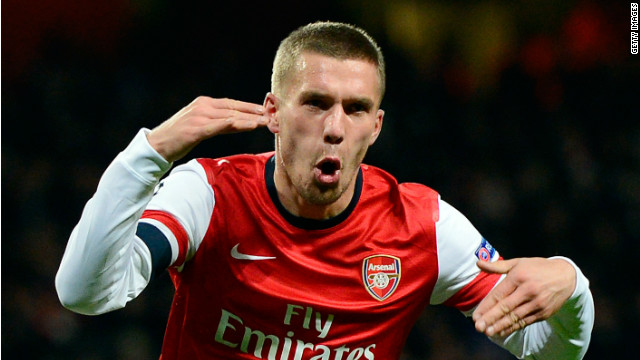 Lukas Podolski has been a key part of the Arsenal side this season since arriving in the summer.
