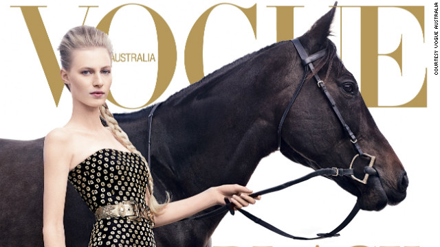  Black Caviar appears on the December issue of Vogue Australia. It was the first time in the 53-year history of the magazine that a horse has featured on the front. 