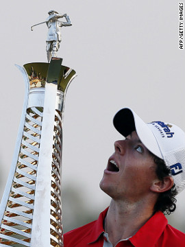 Rory McIlroy capped a sensational year with victory at the Dubai World Championship on Sunday. The Northern Irishman won five tournaments in 2012, including his second major, topped the money list on both the PGA and European Tours and ended the season as the world's No. 1 player.