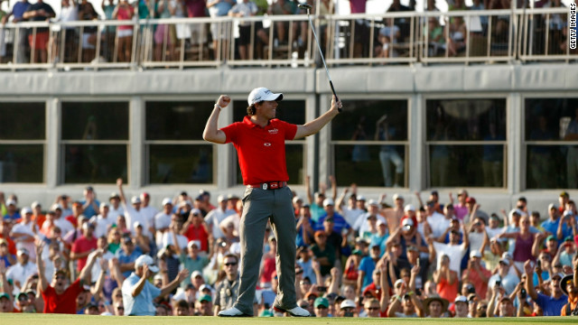 After a mid-season slump, McIlroy roared back to form with an eight-shot victory at the PGA Championship to seal his second major triumph. It was the biggest winning margin in majors history, as he took the record from Jack Nicklaus -- the game's greatest ever player.