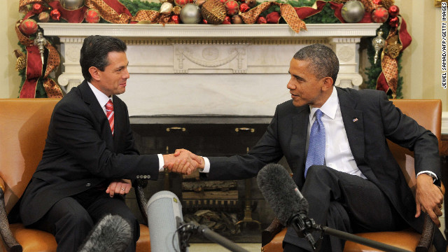 Peña Nieto propone a Obama fortalecer la región con la creación de empleos