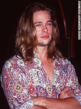 Pitt's long locks were on full display at the September 1993 premiere of his film "True Romance." Looking back, Pitt told CNN that he wouldn't have any career advice for his younger self. "I think that guy did all right. I think he figured it out quite fine. I don't think I need to tell him much."