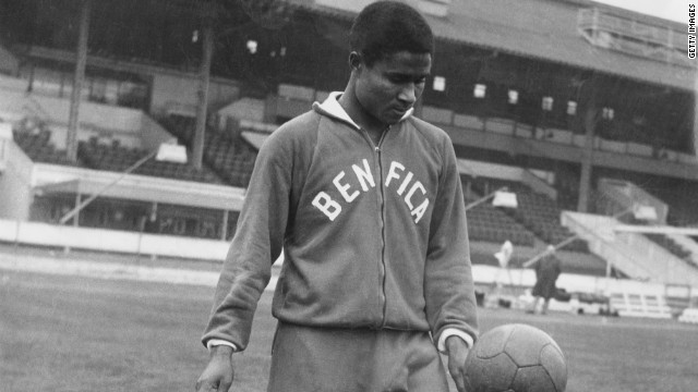 Eusebio was brought to Benfica from Mozambique by Guttmann in 1961. Under his guidance Eusebio would go on to greatness, establishing himself as one of the game's most talented players.