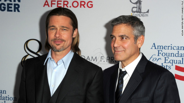 Pitt is also a passionate advocate for marriage equality. He and his pal George Clooney appeared in a play about the issue in March 2012, and he told CNN in November 2012 that marriage is "one of our last big issues of equality. ... [T]here's a certain faction of our society that is not being included."