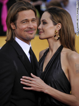 Both Pitt and Jolie are supporters of marriage equality, and have said that they won't marry until everyone can. Yet the couple has taken one step closer to the altar this year as Pitt and Jolie announced their engagement in April, a few months after they were seen at the 2012 SAG Awards. The two were prompted by their kids to get engaged, Pitt told CNN in November, but he clarified that they're also getting married for themselves.