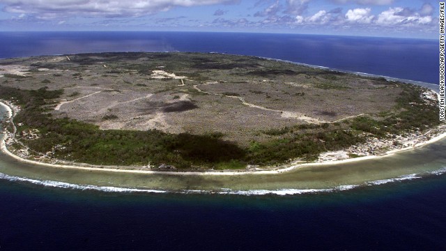 (File photo) The island is 21 square kilometers and has a population of 10,000, almost all of whom live on the coast.