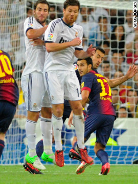 Messi became Barca's all-time leading goalscorer in "El Clasico" matches against Real Madrid in August. His free-kick in August was his 15th in the fixture against Barca's archrivals.