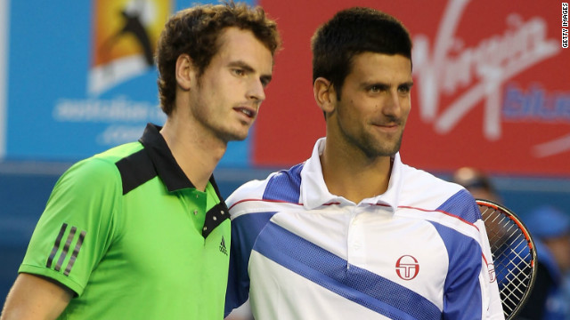 A new rivalry has grown in tennis this year between U.S. Open and Olympic champion Andy Murray, left, and childhood friend Novak Djokovic, the world No. 1. "People say that Murray and Djokovic are close but I think it's rare," Tu says. "The best sporting rivalries are the ones where there are these very distinct, almost opposite personalities, but they're very close in terms of their competence."