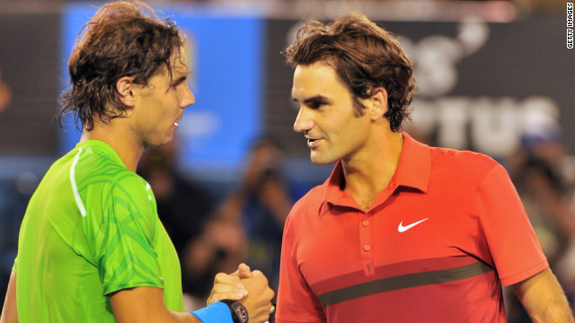 Rafael Nadal, left, ended the tennis dominance of Roger Federer but they have publicly expressed their friendship despite reports of arguments about on-tour issues. "As people get older they've done so much, broken lots of records, I think that competitive edge is slightly dulled," Tu says. "That makes it easier to be friendlier. You can keep your dignity if you're not crying every time you lose to a younger, faster athlete."