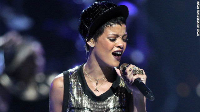 Rihanna performs during the 2012 iHeartRadio Music Festival in Las Vegas.