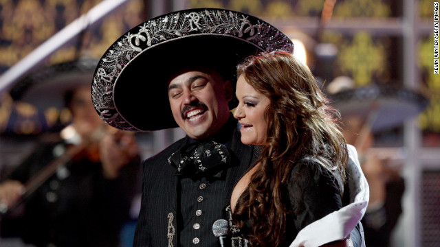 Lupillo and Jenni Rivera team up during the ninth annual Latin Grammy Awards in November 2008 in Houston. 