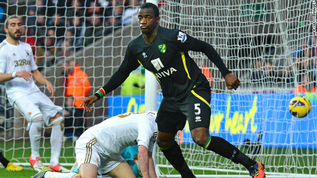 The day before the Manchester derby, a man was arrested and charged for racially abusing Norwich's Cameroon international Sebastien Bassong in a Premier League match at Swansea. Norwich later revealed that police are investigating four separate racist attacks on Bassong.