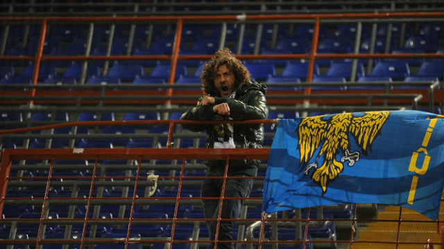 Arrigo Brovedani was the only Udinese supporter in a crowd of 15,000 at an Italian Serie A match away to Sampdoria.
