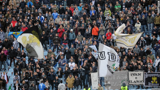 Udinese, one of Italy's leading club's last season, has an average home attendance of around 18,000 -- but attracts far fewer fans to its away games.