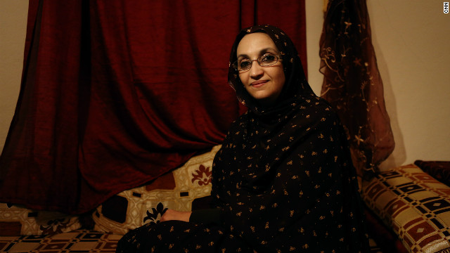 Aminatou Haidar is a Sahrawi human rights activist in Laayoune. She is also the president of the Collective of Sahrawi Human Rights Defenders.