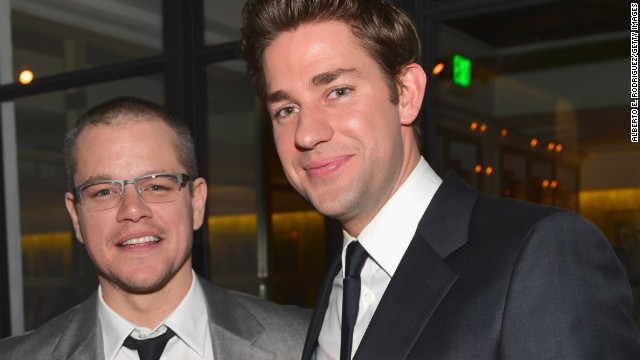 John Krasinski is just the bro on the side for Matt Damon