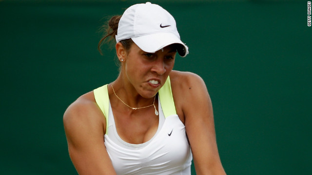 American Madison Keys has played at two previous grand slams, winning one match.