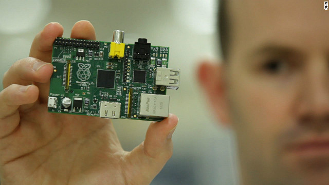 Eben Upton with Raspberry Pi