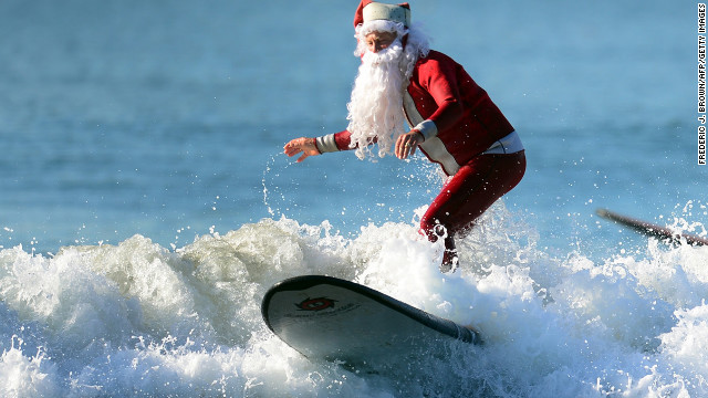 Photos: Santa sightings around the world