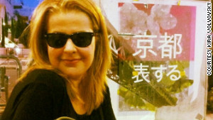 Kira Volvovsky in Jerusalem, 25 years after she arrived in Israel.